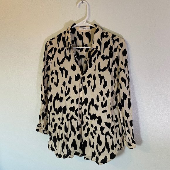 MANGO leopard top - Picture 1 of 3